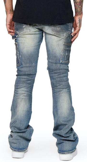 Valabasas Hossam Denim Stacked Dirty Blue