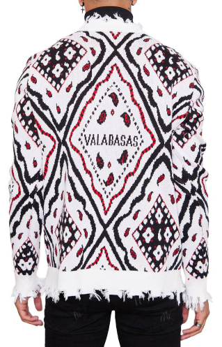 Valabasas Sweater The Pledge White/Red