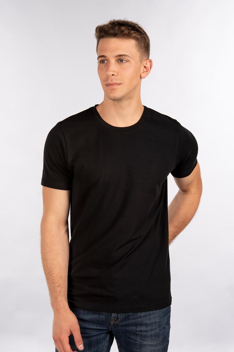 City Lab-STRETCH Slim Fit T-Shirt, Crew-BLK