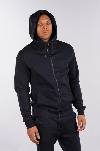 City Lab-FULL-ZIP Hoodie, PF-BLK