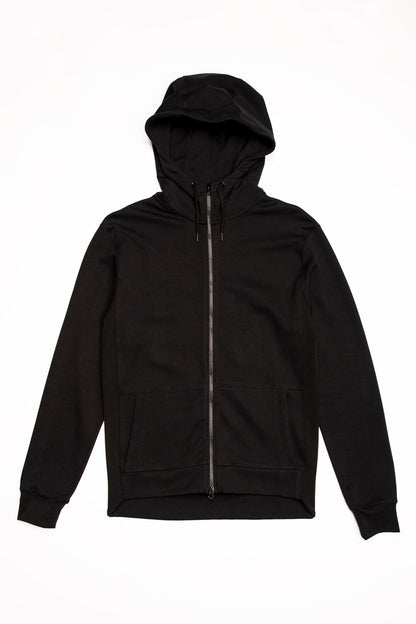 City Lab-FULL-ZIP Hoodie, PF-BLK