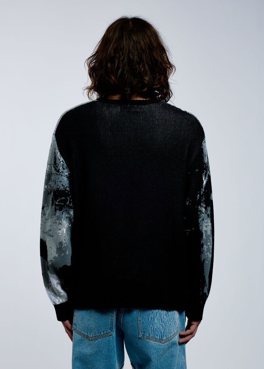 Revenge Forest Knit Sweater Black (REV-FA25-6004)