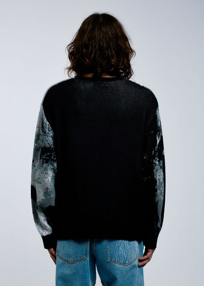 Revenge Forest Knit Sweater Black (REV-FA25-6004)