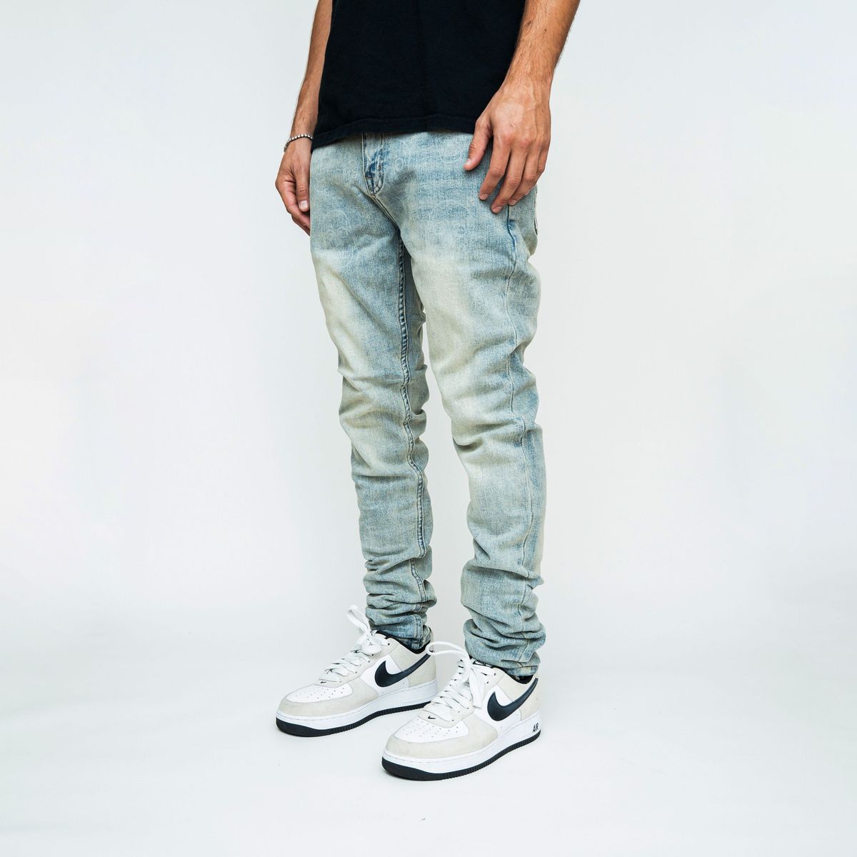Pali Denim (blue skulls)