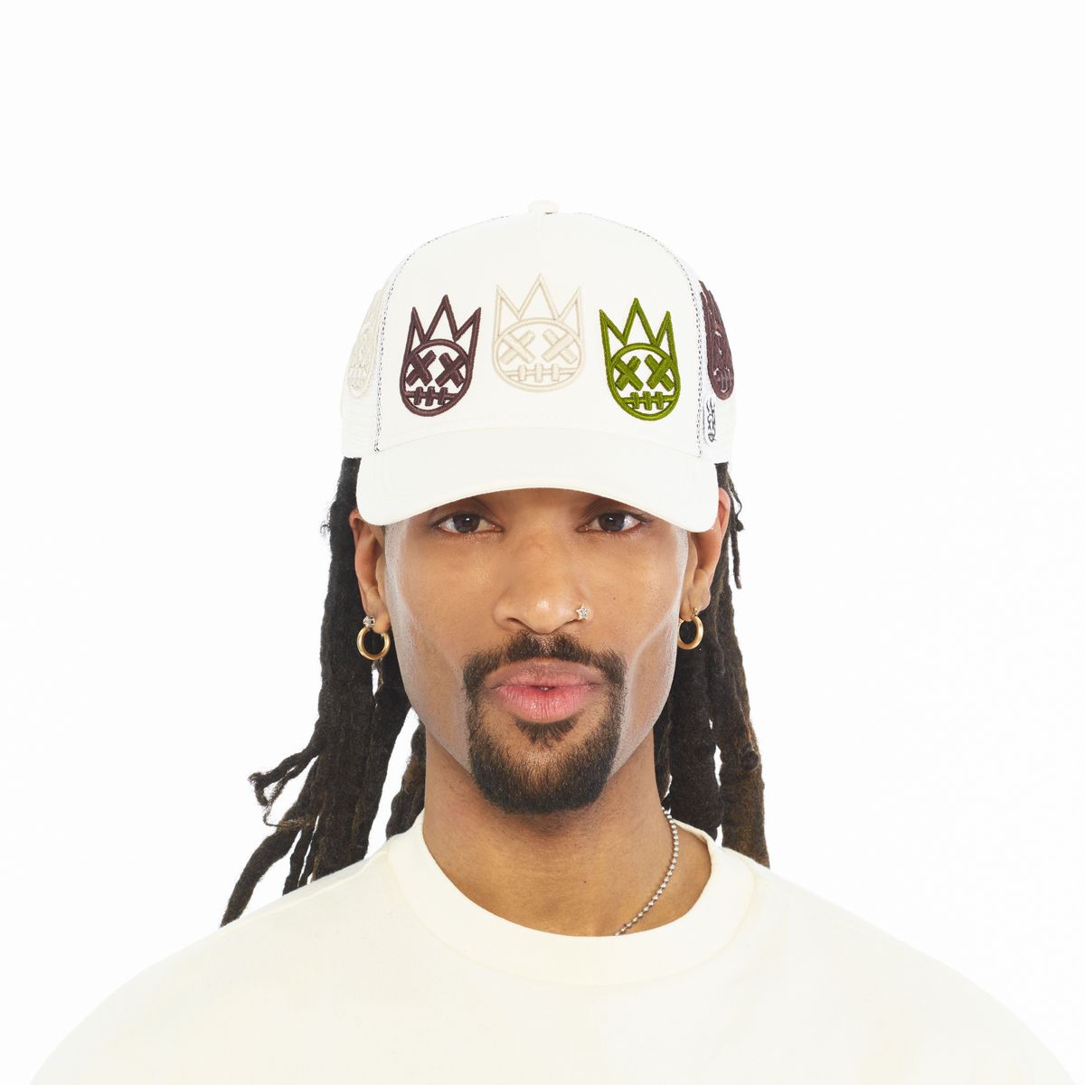 MESH BACK TRUCKER CURVED VISOR " MULTI LOGO"