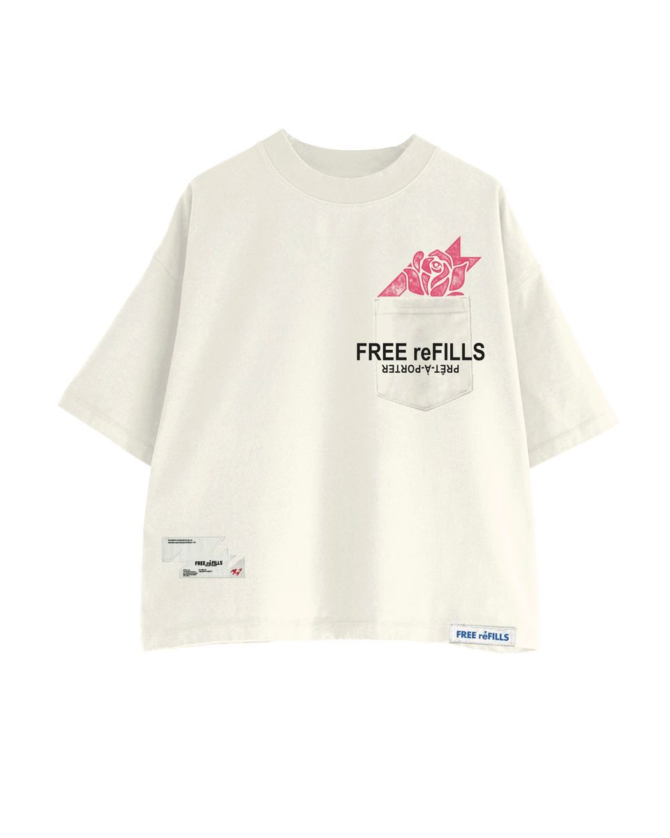 Free Refills Salvation Tee Cream (FR-FALL26-011)