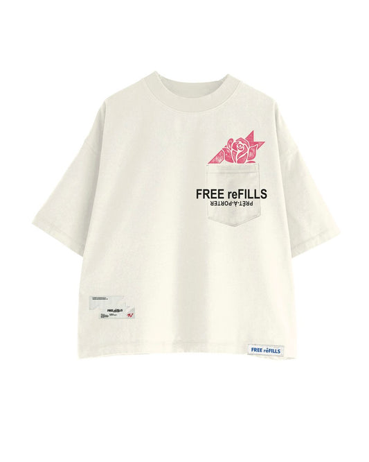 Free Refills Salvation Tee Cream (FR-FALL26-011)