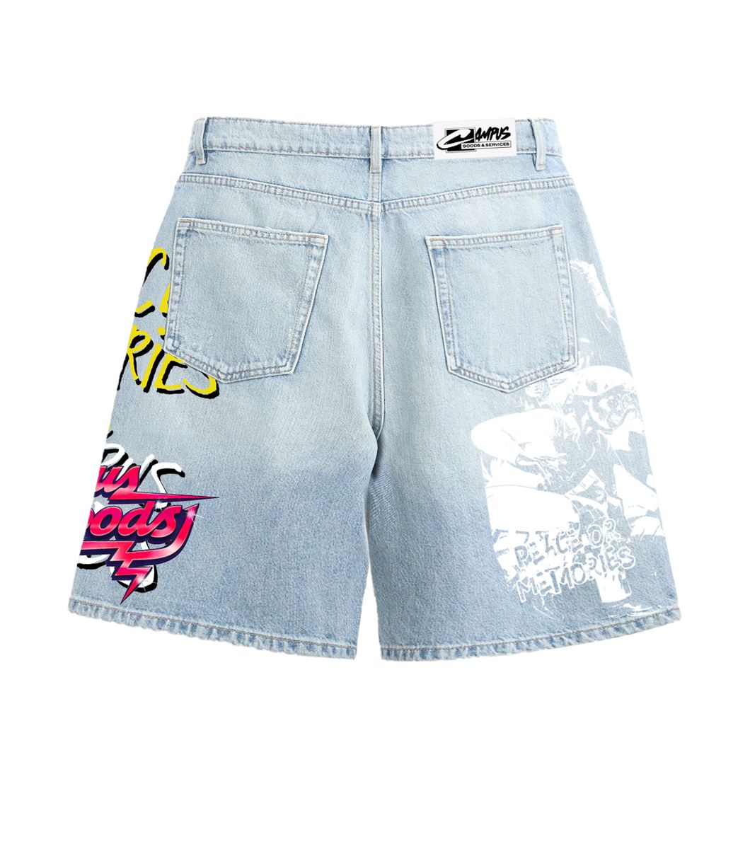 Campus Goods Memories Denim Jort Blue (CG-FALL26-028)