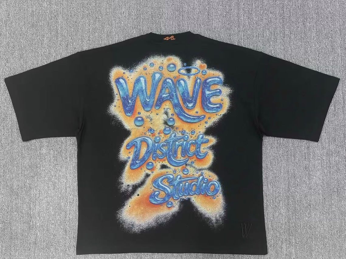 Studio blue (BLACK) oversized tee