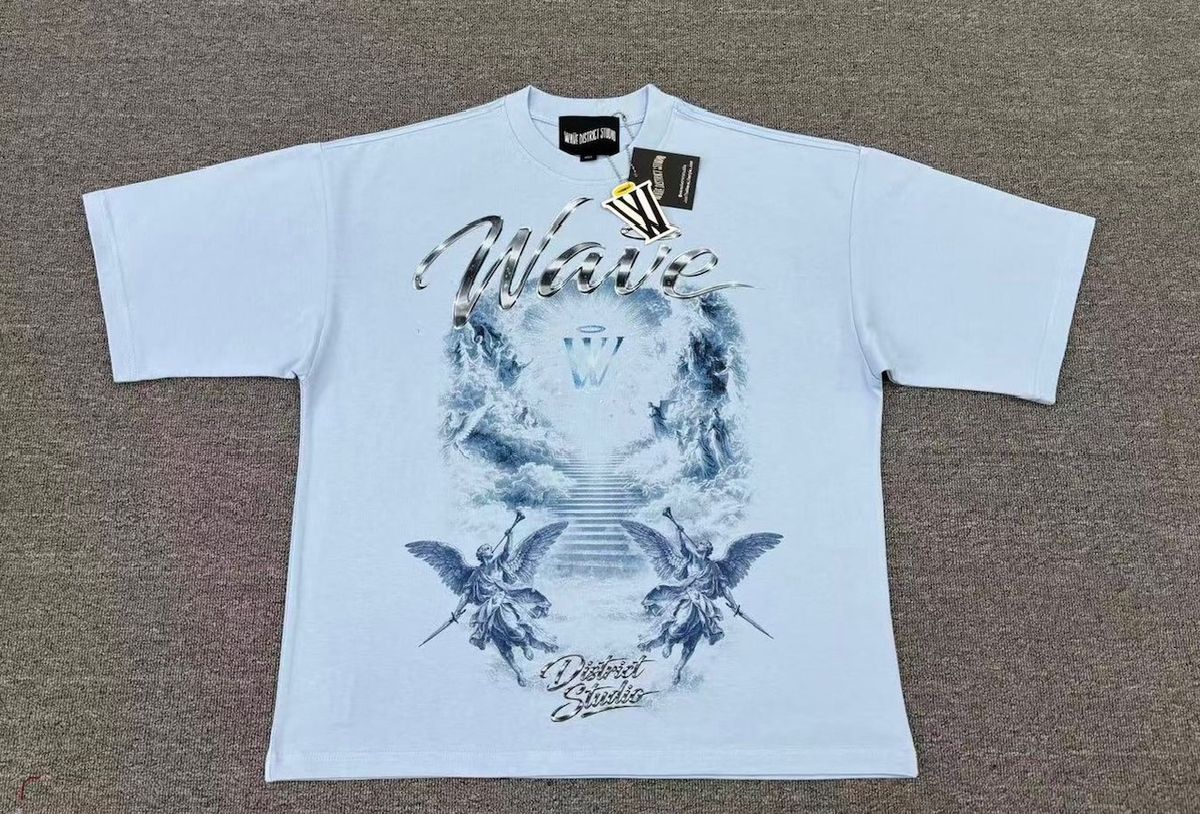District glory (BLUE) oversized tee (WDS-3T002B)