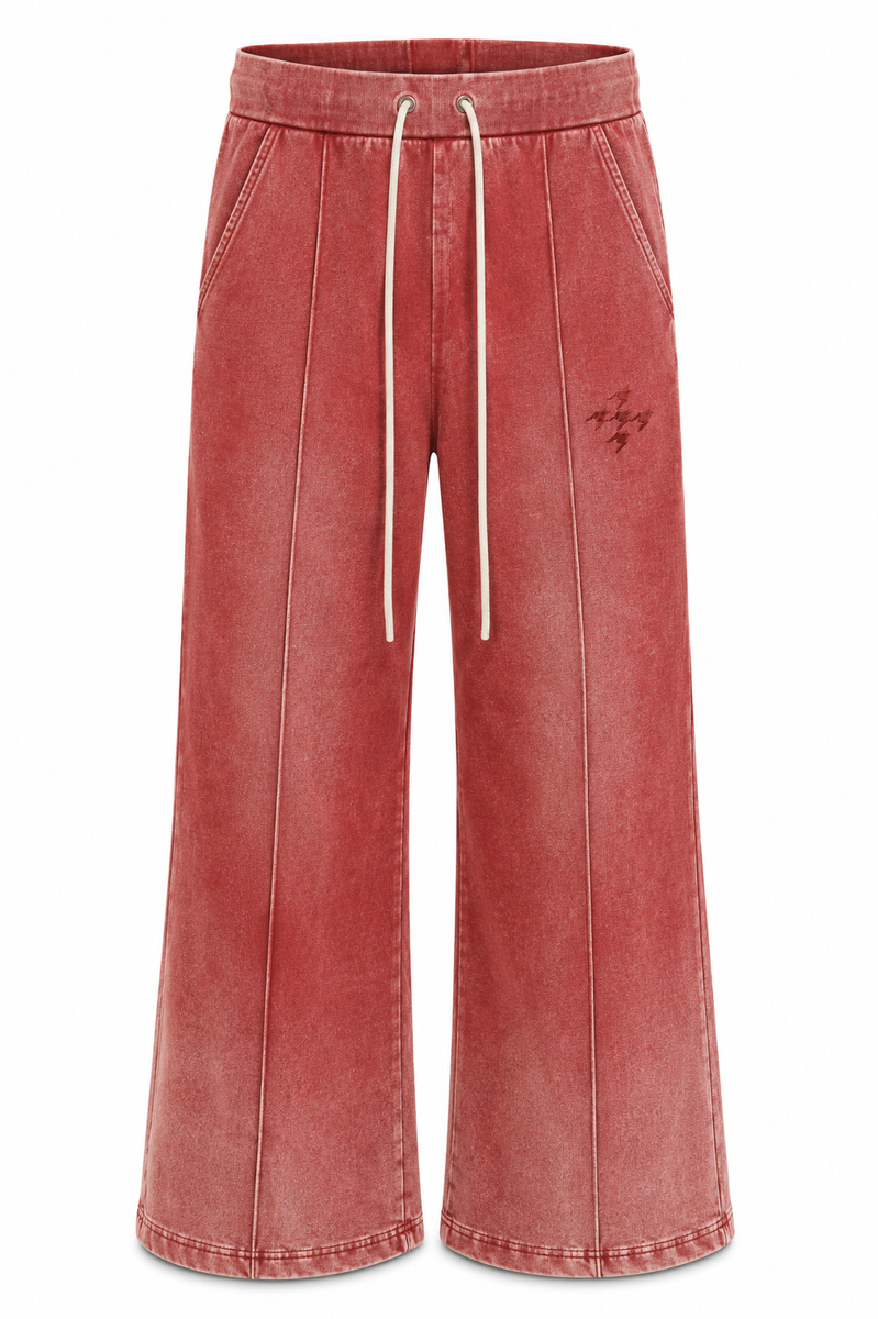 SUNDAY SERVICE FLARE BOTTOMS-Red