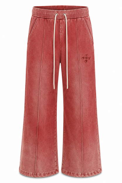 SUNDAY SERVICE FLARE BOTTOMS-Red