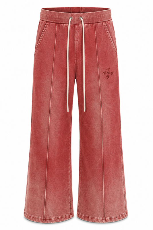 SUNDAY SERVICE FLARE BOTTOMS-Red