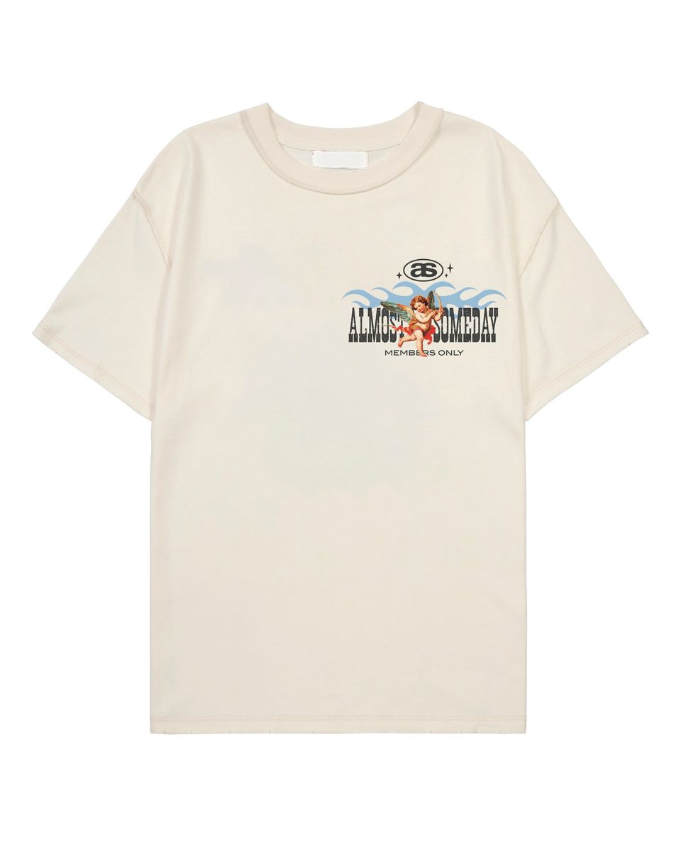 MEMBERS TEE-Creme