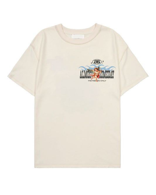 MEMBERS TEE-Creme