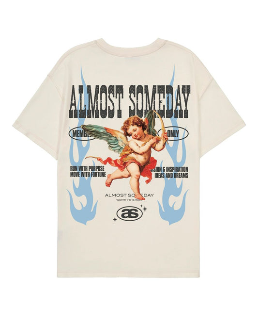 MEMBERS TEE-Creme