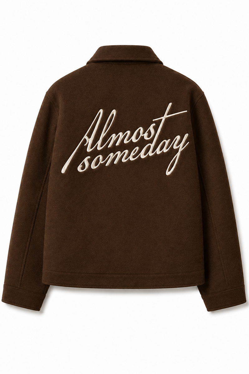 Saint Cropped Wool Jacket-Brown