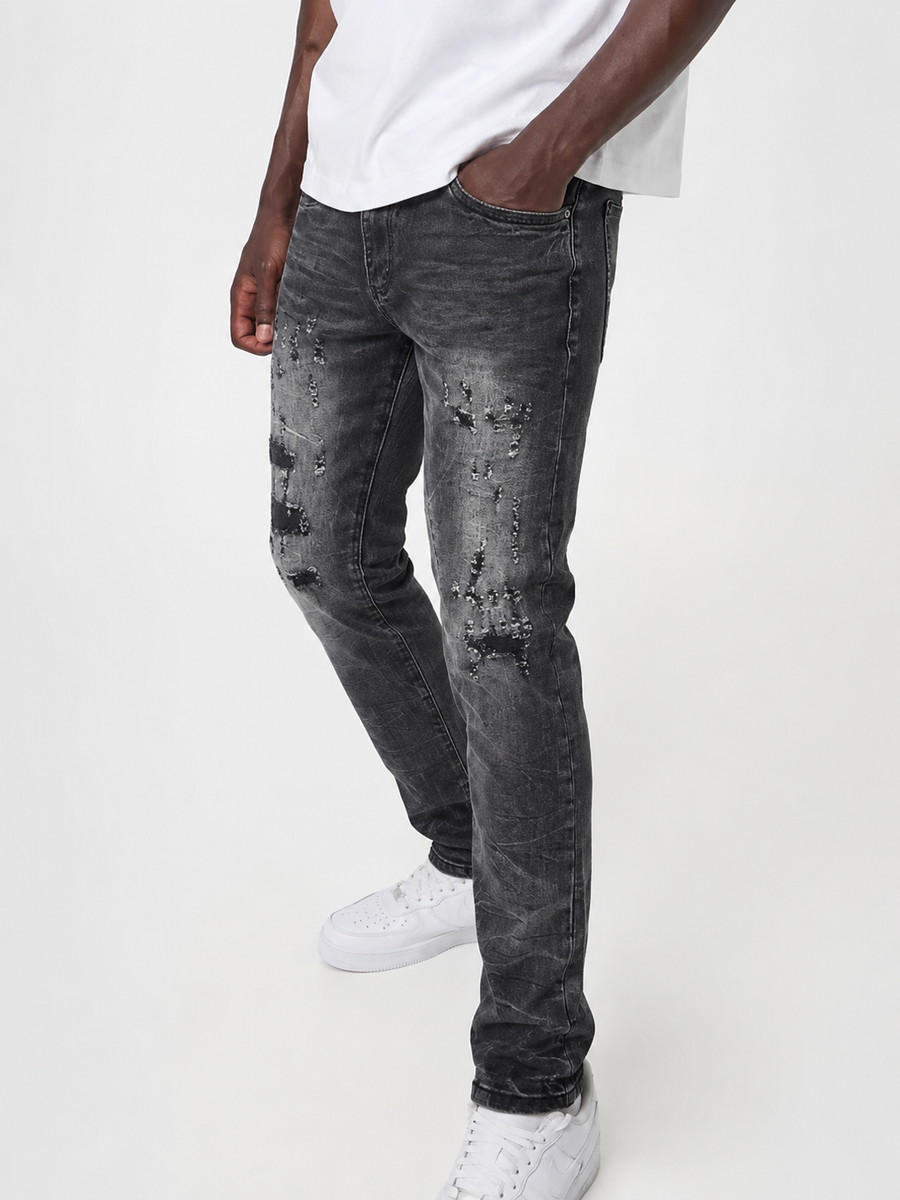 Waimea SKINNY FIT DENIM-Charcoal