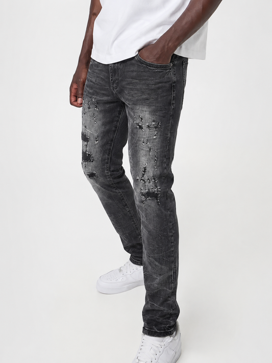 Waimea SKINNY FIT DENIM-Charcoal