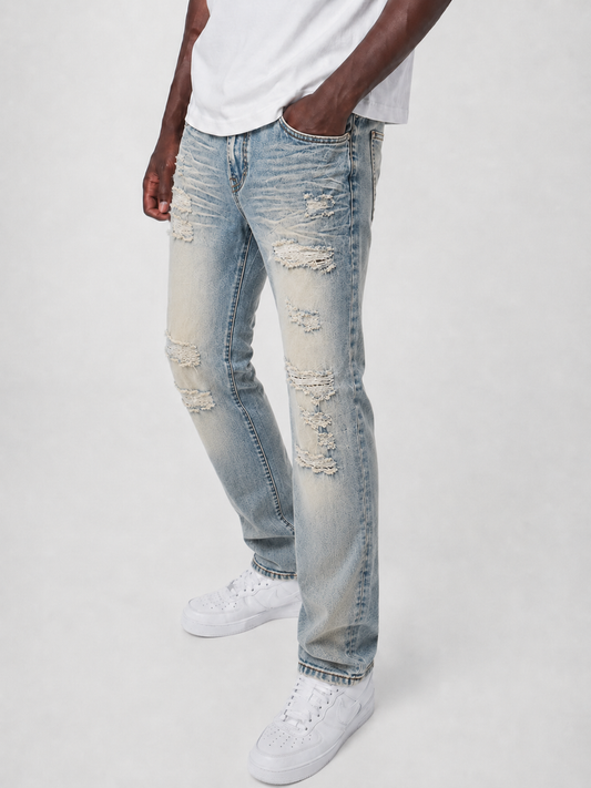 Waimea SKINNY FIT DENIM-Blue Wash Vintage