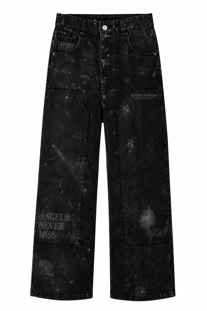 SPADE PANTS-Black