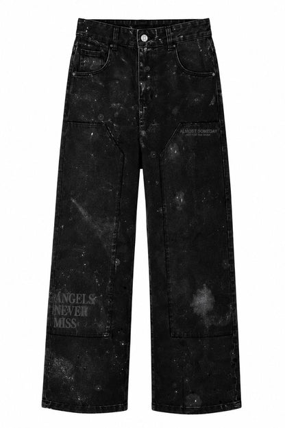 SPADE PANTS-Black