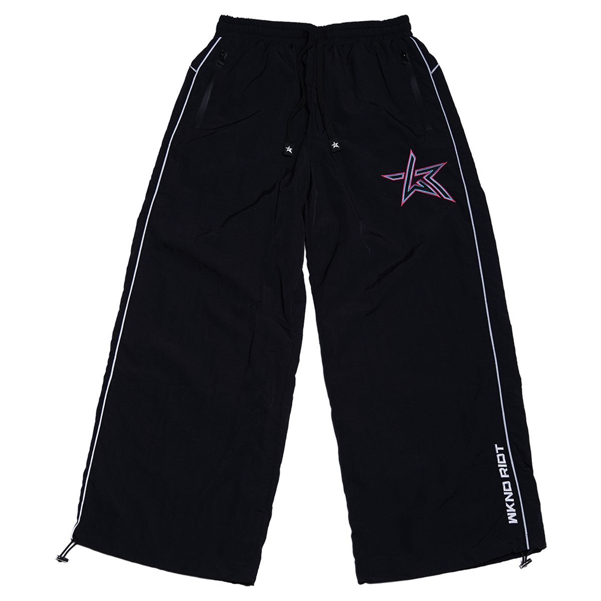 199X WINDBREAKER PANTS - BLACK