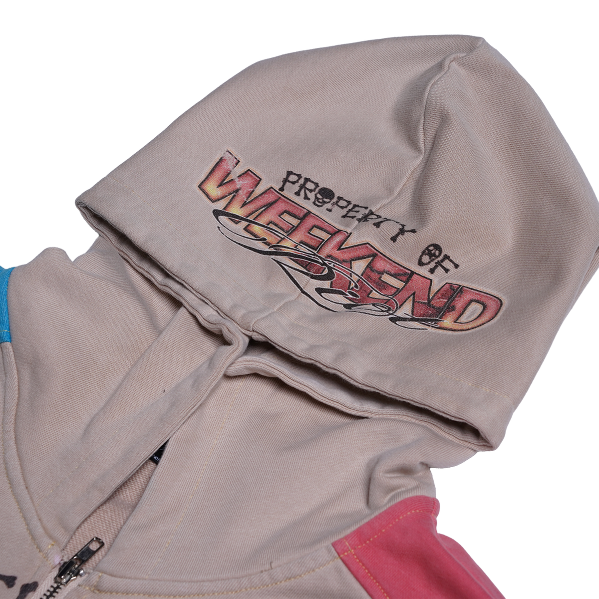 WKND RIOT-BUILT 2 LAST ZIP UP - CREAM