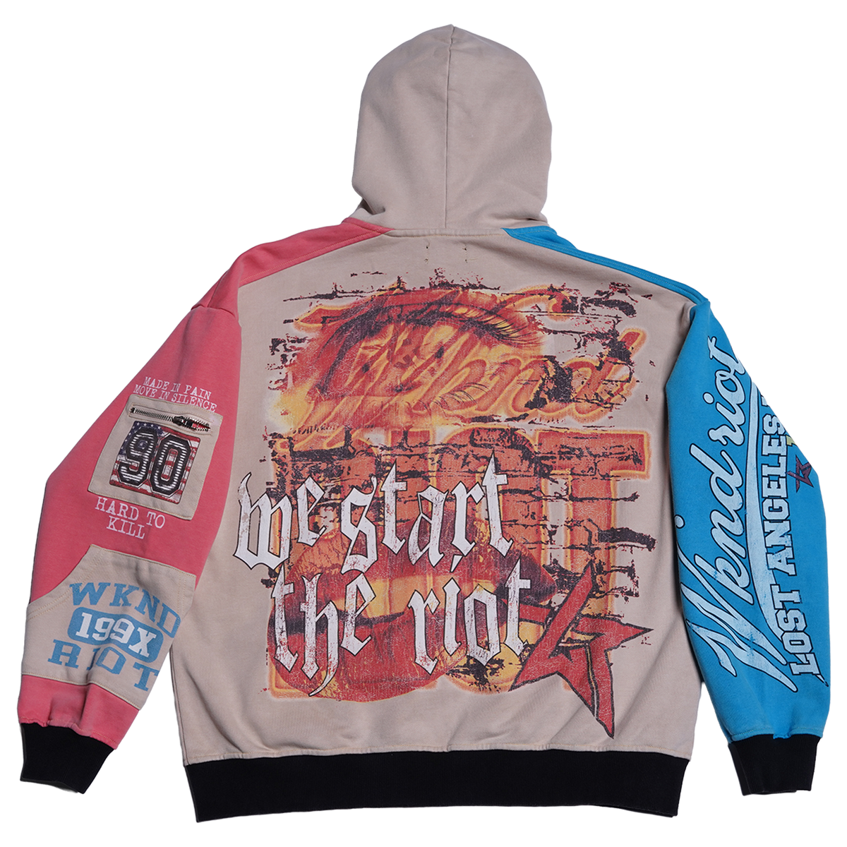 WKND RIOT-BUILT 2 LAST ZIP UP - CREAM