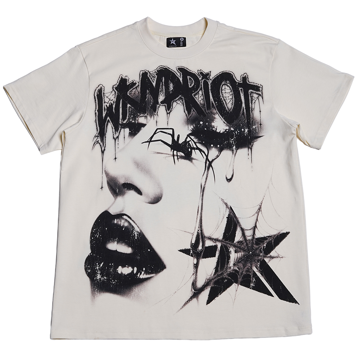 WKND RIOT-SPIDER FACE - CREAM