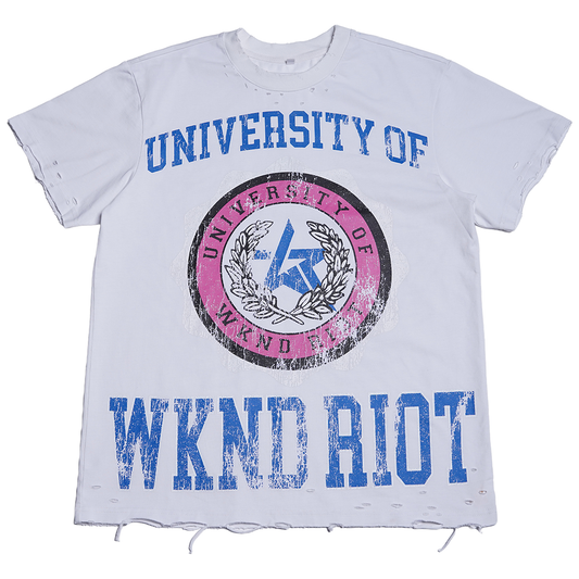 WKND RIOT UNIVERSITY - WHITE