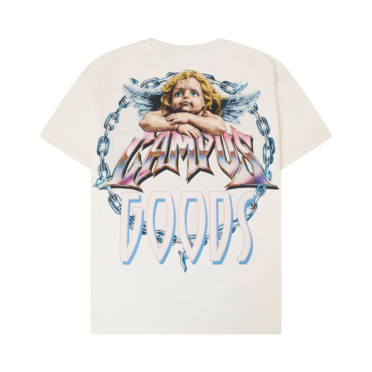 Campus Goods Metallic Tee Cream (CG-FALL26-020)
