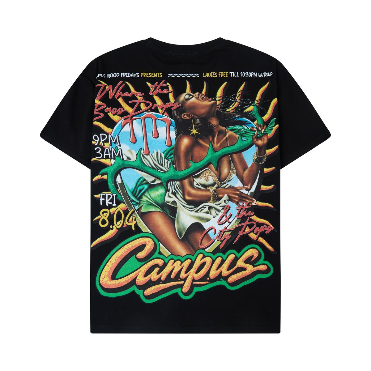 Campus Goods Friday Tee Black (CG-FALL26-010)