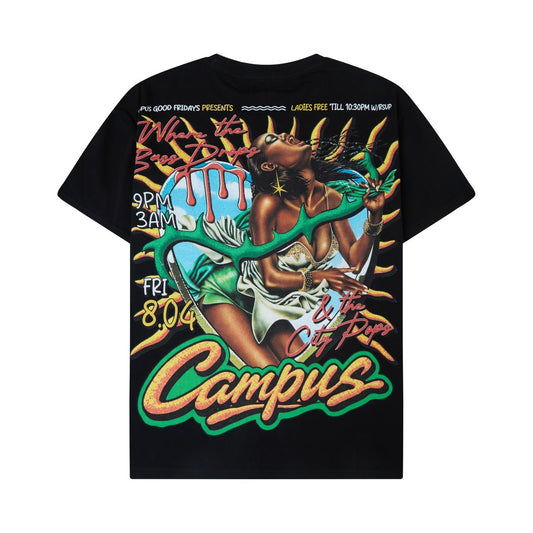Campus Goods Friday Tee Black (CG-FALL26-010)