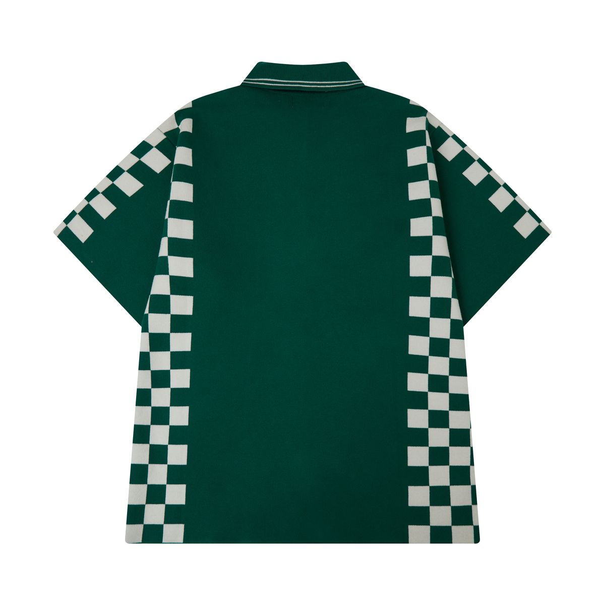Campus Goods Checkered Jacquard Shirt Green (CG-FALL26-035)