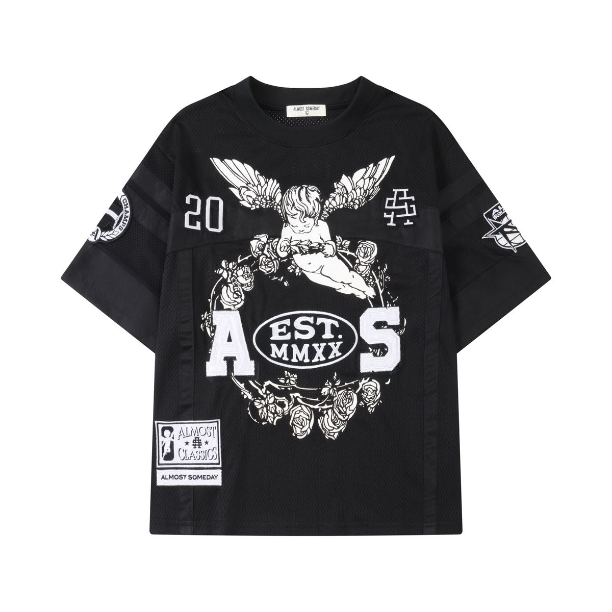 Almost Someday Letterman Jersey Top (AS-FALL26-045)