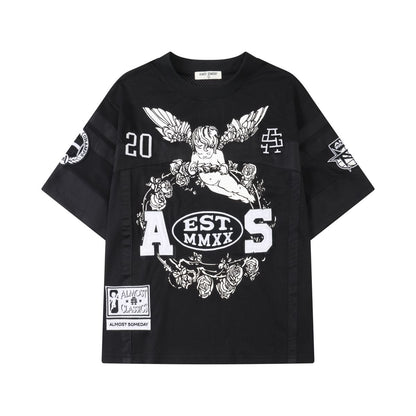 Almost Someday Letterman Jersey Top (AS-FALL26-045)