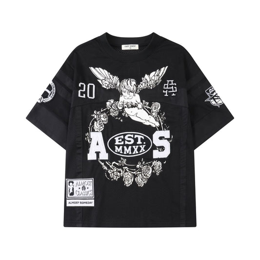 Almost Someday Letterman Jersey Top (AS-FALL26-045)