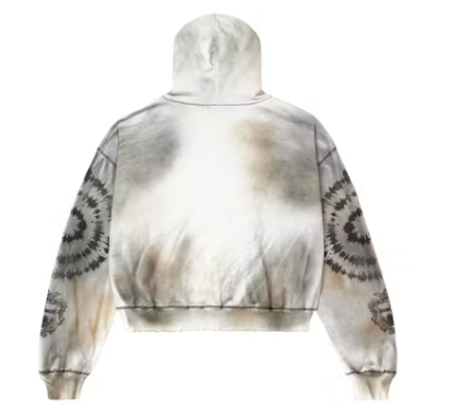 Vale Forever Spiral Zip Up Hoodie Ash Grey