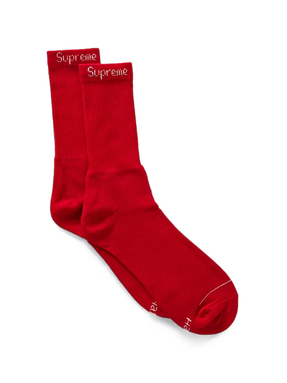 Supreme x Hanes Crew socks-Red-(1)