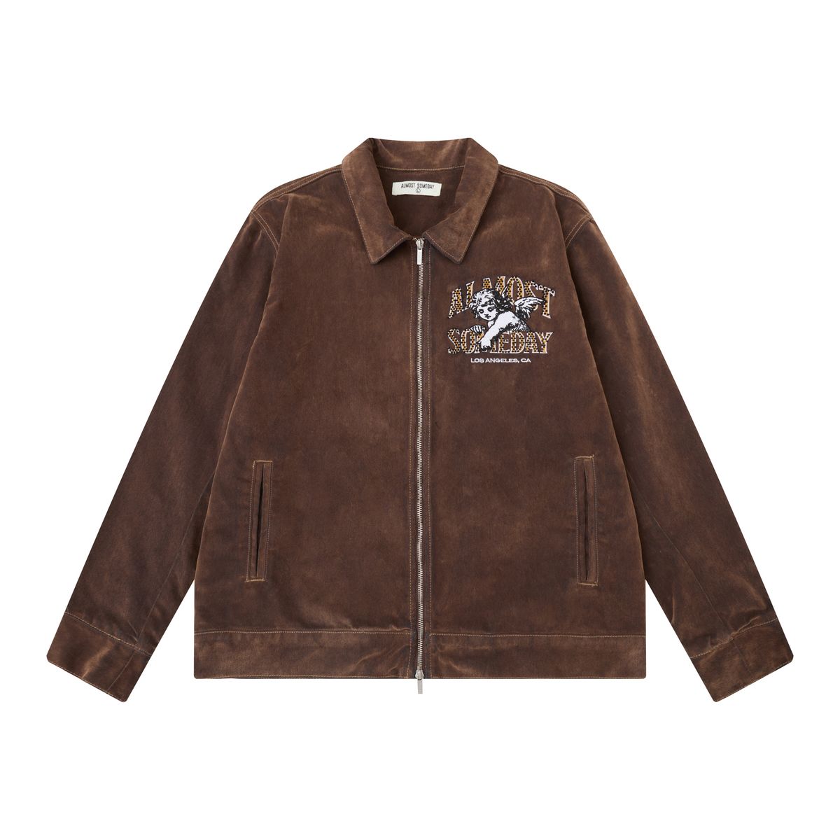 Almost Someday Upscale Velour Jacket (AS-H25-036)
