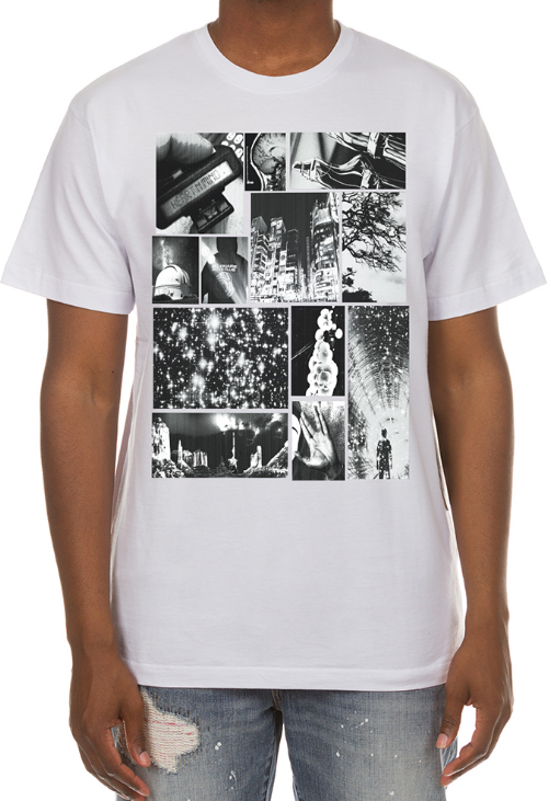 Billionaire Boys Club Collage SS Tee White