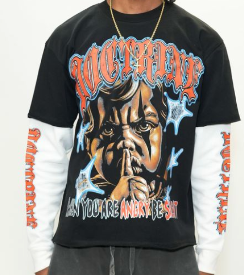 Doctrine Be Silent LS Tee Black