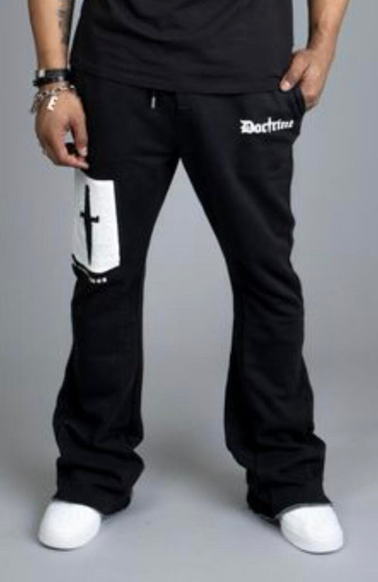 Doctrine Signature 2.0 Black Stack Sweats