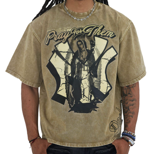Doctrine Yankee Immaculate Tee Sandstone Wash