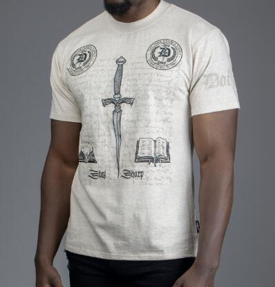Doctrine Core Dagger Logo Tee White