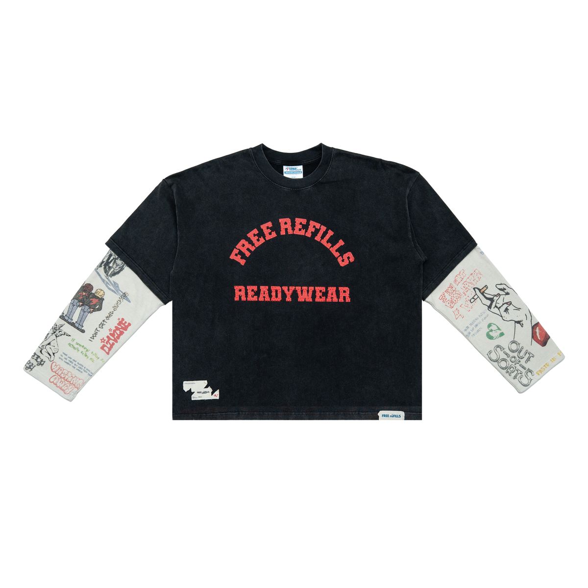 Free Refills Graffiti Thermal LS Tee