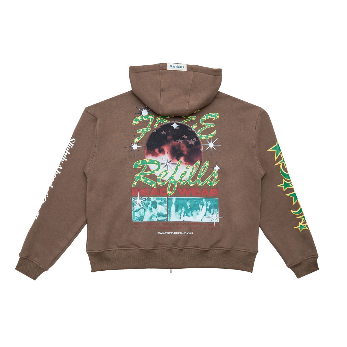 Free Refills Psychic Zip Up Hoodie