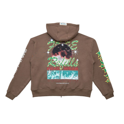 Free Refills Psychic Zip Up Hoodie