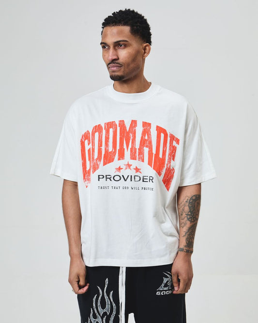 Godmade Provider Tee Off White (GMT09475)